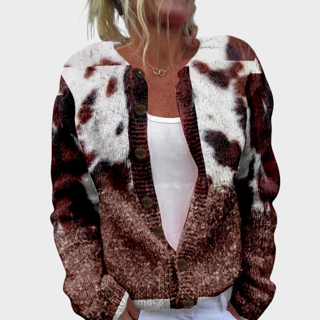 Sara - Autumn Floral Cardigan