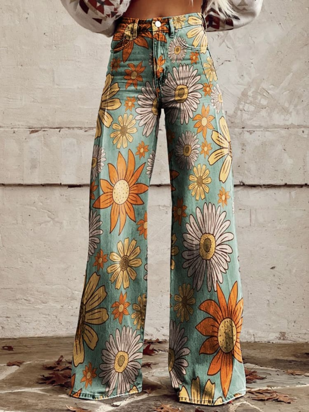 Cirilla™ | Floral Palazzo Trousers