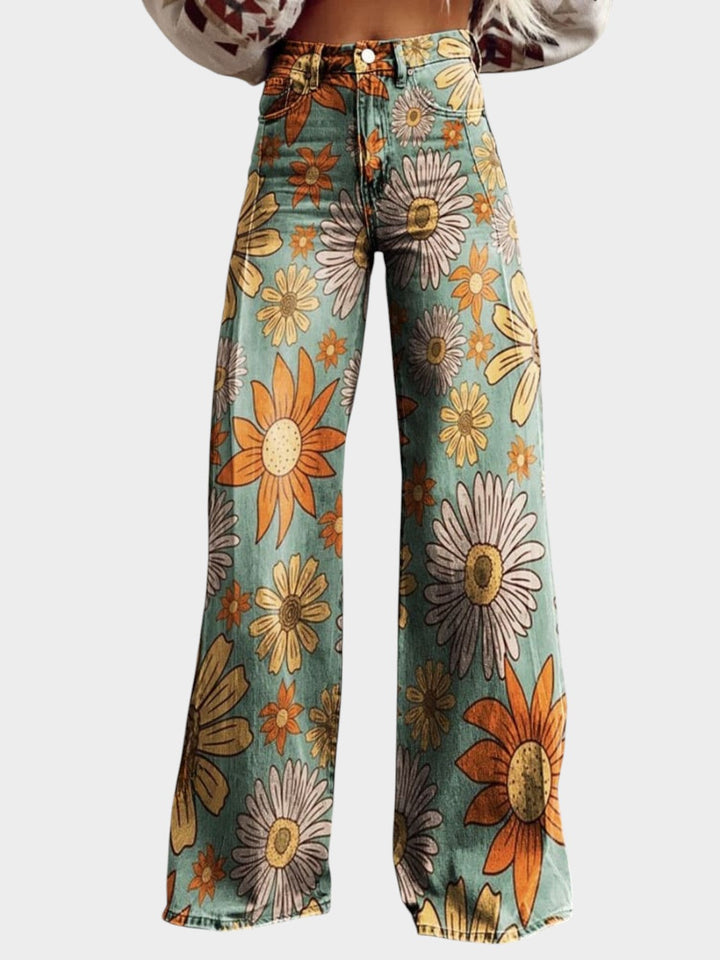 Cirilla™ | Floral Palazzo Trousers