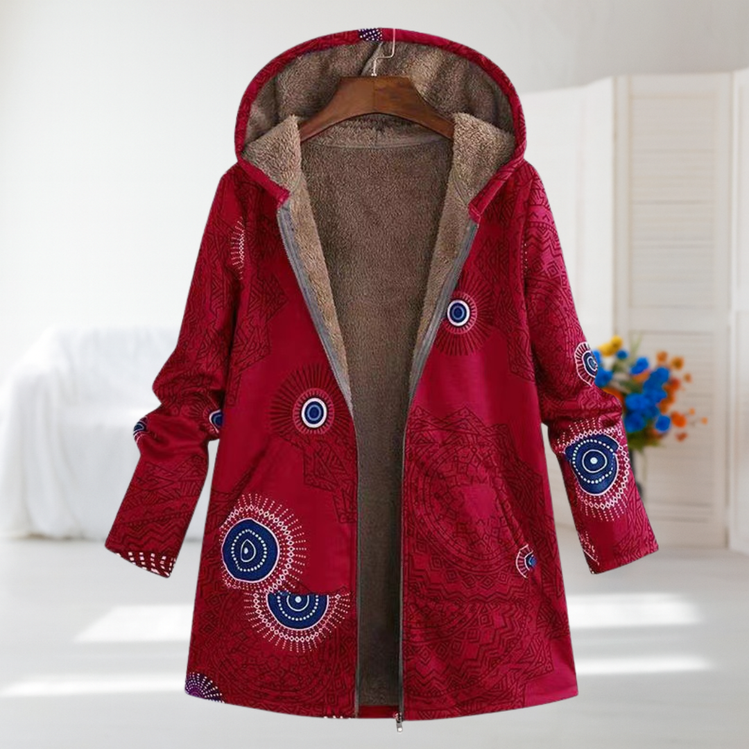 Chiara | Coat with Mandala Pattern