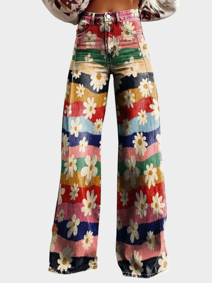 Léon™ | Elegant Floral Trousers