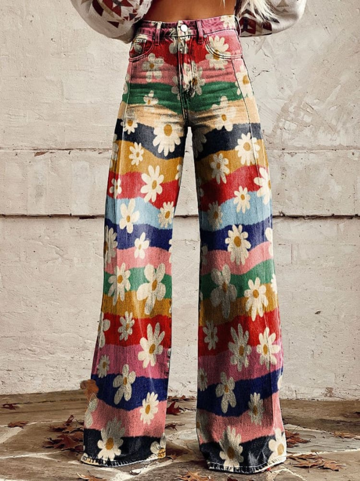 Léon™ | Elegant Floral Trousers