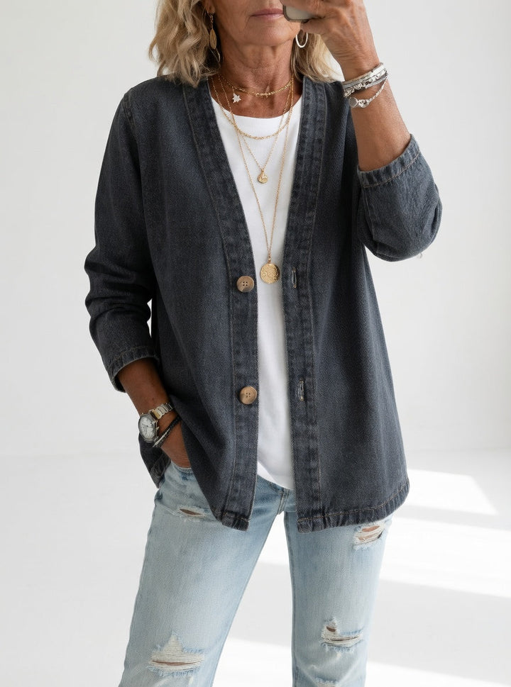 Claironne™ — Timeless Elegant Casual Denim Jacket