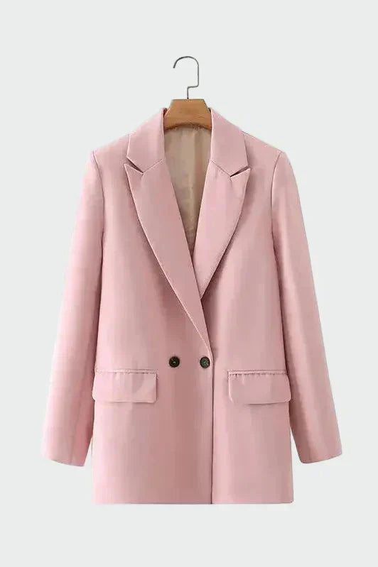 Oversized Coat with Modern Lines