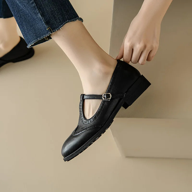 Johanna – Elegant Women's T-Bar Shoes