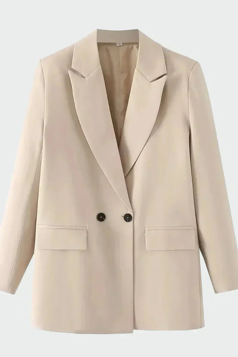 Oversized Coat with Modern Lines