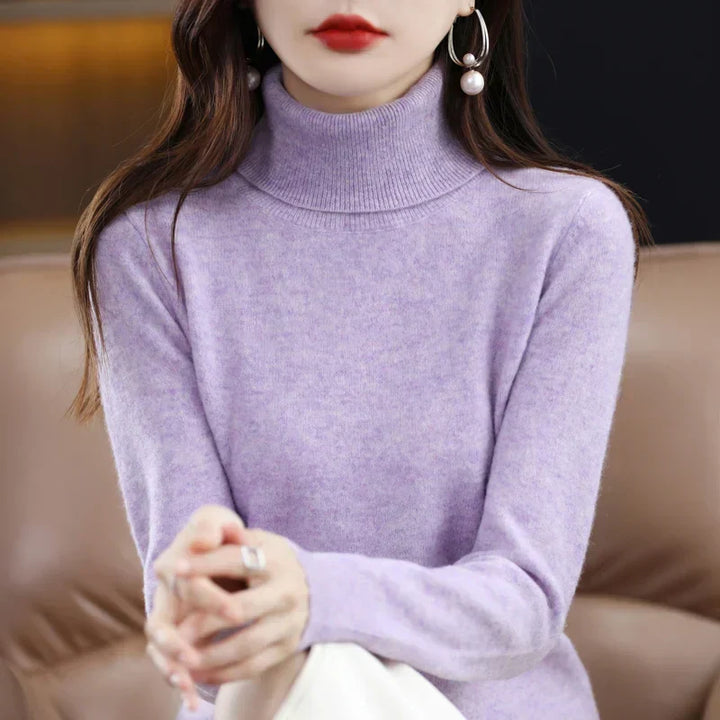 Amara - Cashmere Turtleneck Sweater