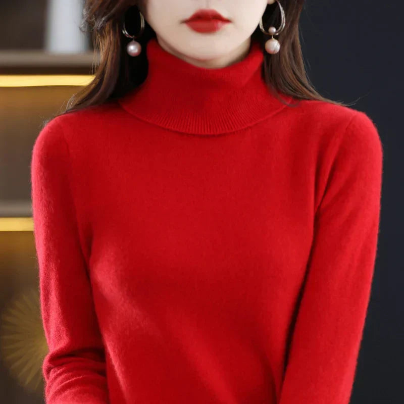 Amara - Cashmere Turtleneck Sweater