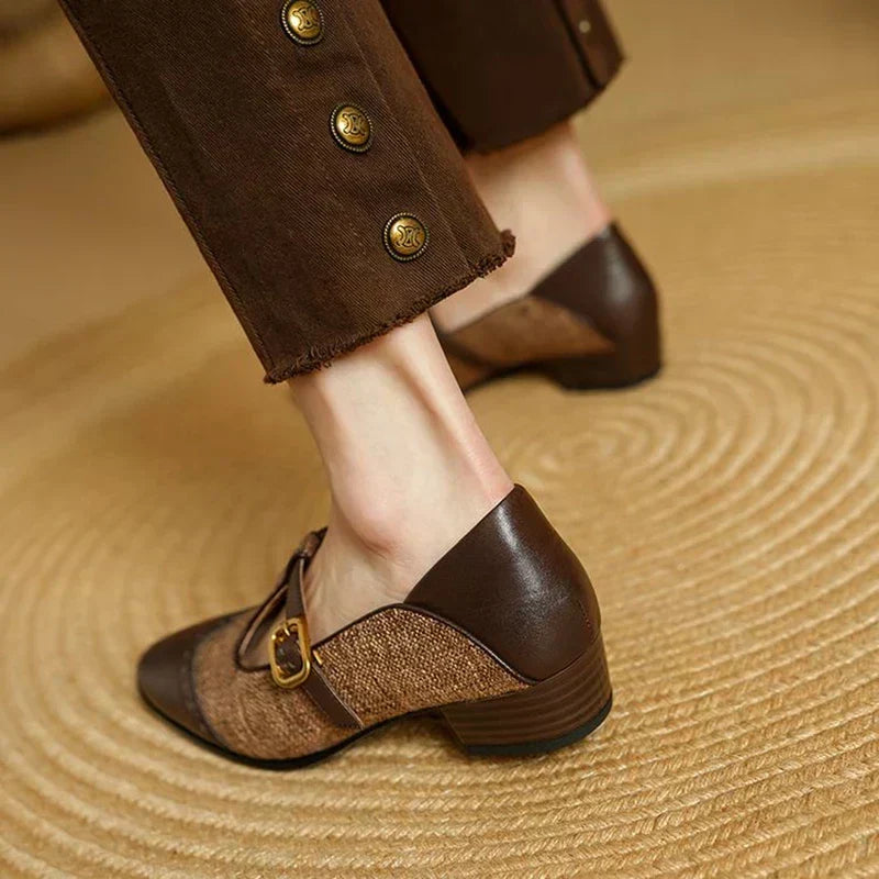 Sophie – Vintage Shoes with Buckle