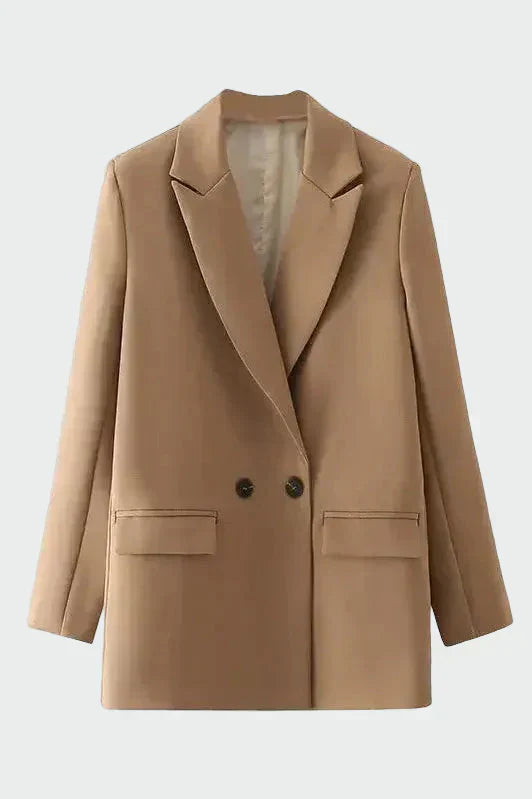 Oversized Coat with Modern Lines