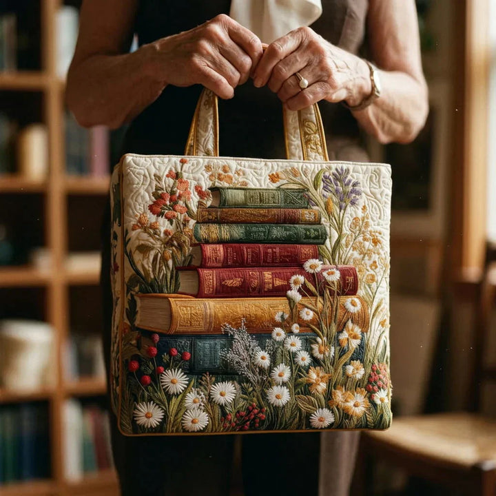 Floral Pattern Shopper Bag