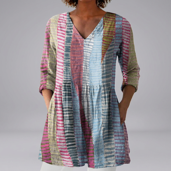 Iona - Watercolour Bloom Blouse