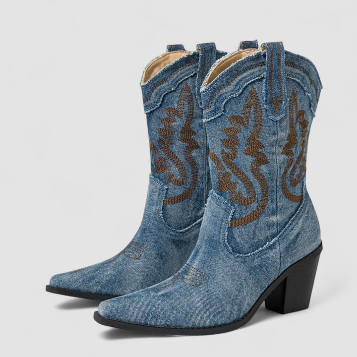 Amélie | Orthopaedic Denim Ankle Boots