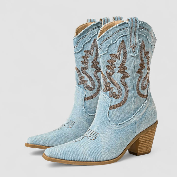 Amélie | Orthopaedic Denim Ankle Boots