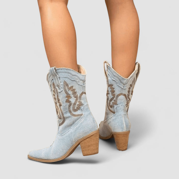 Amélie | Orthopaedic Denim Ankle Boots
